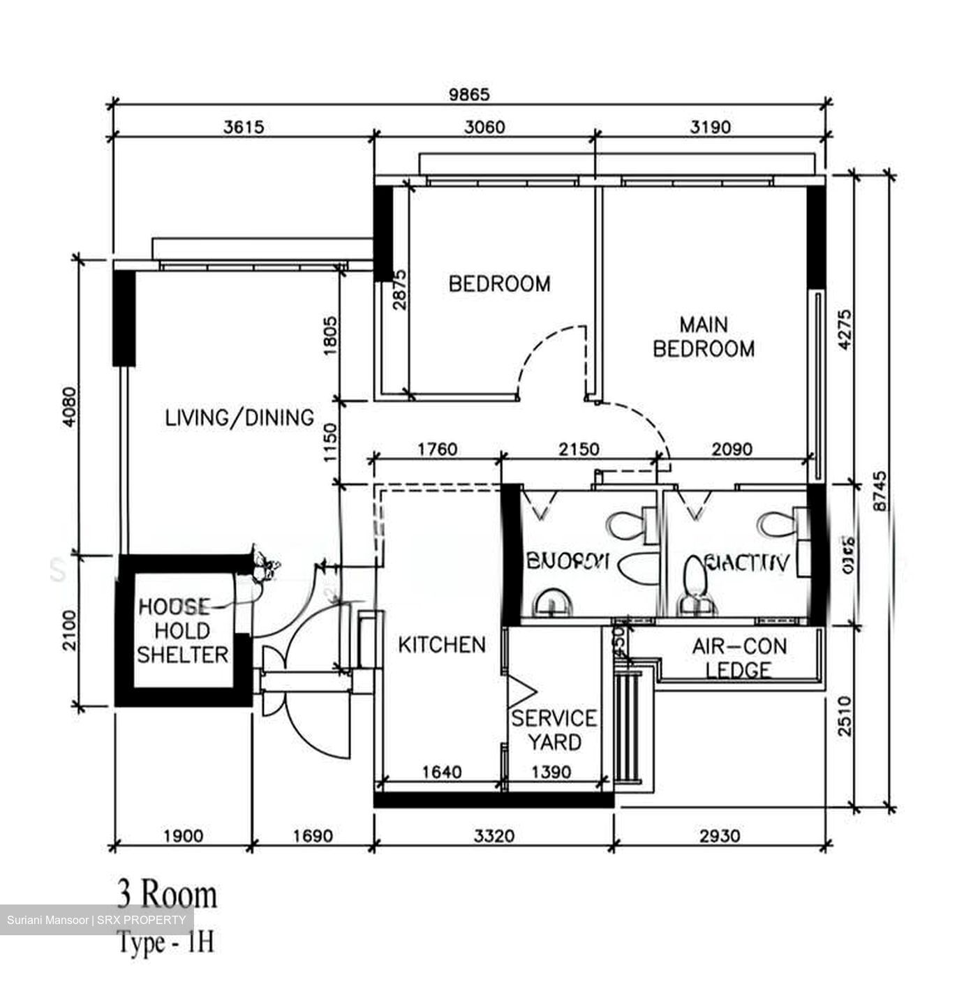 Blk 353B Anchorvale Plains (Sengkang), HDB 3 Rooms #596199021